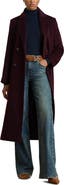 Lauren Ralph Lauren Double Breasted Wool Blend Reefer Coat