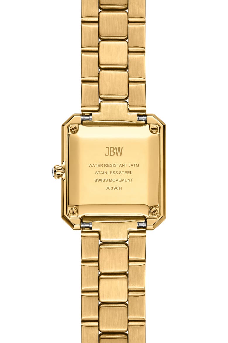 Arc Lab-Created Diamond Double Wrap Bracelet Watch, 23mm, Alternate, color, 18K GOLD