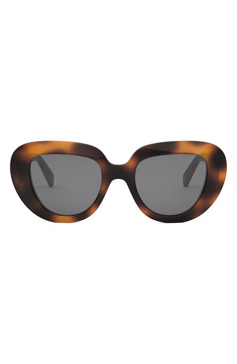 Bold 3 Dots 51mm Gradient Butterfly Sunglasses