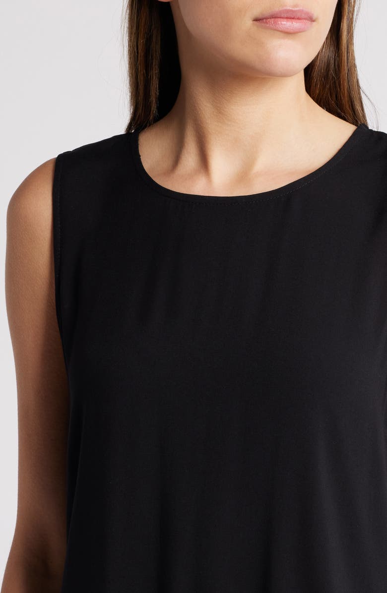Halogen<sup>®</sup> Sleeveless Shift Dress, Alternate, color, Rich Black