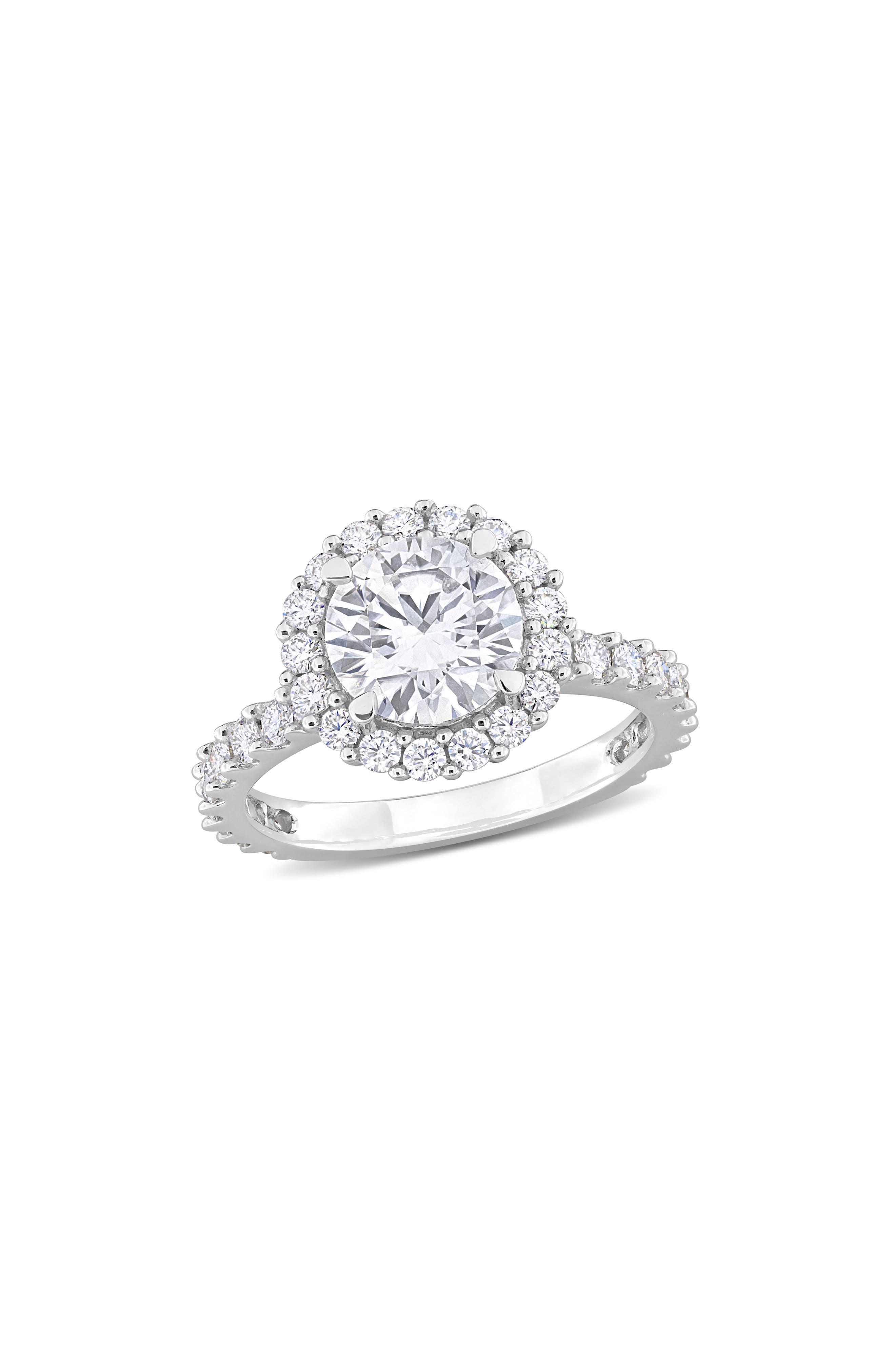 Dew Created Moissanite Ring