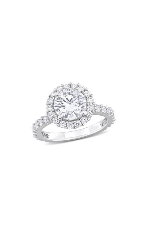 Dew Created Moissanite Ring
