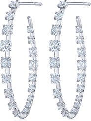 Kwiat Starry Night Diamond Hoop Earrings