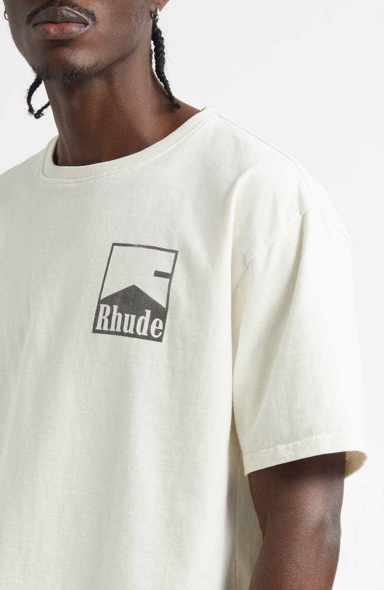 Rhude Chevron Logo Graphic T-Shirt, Alternate, color, 