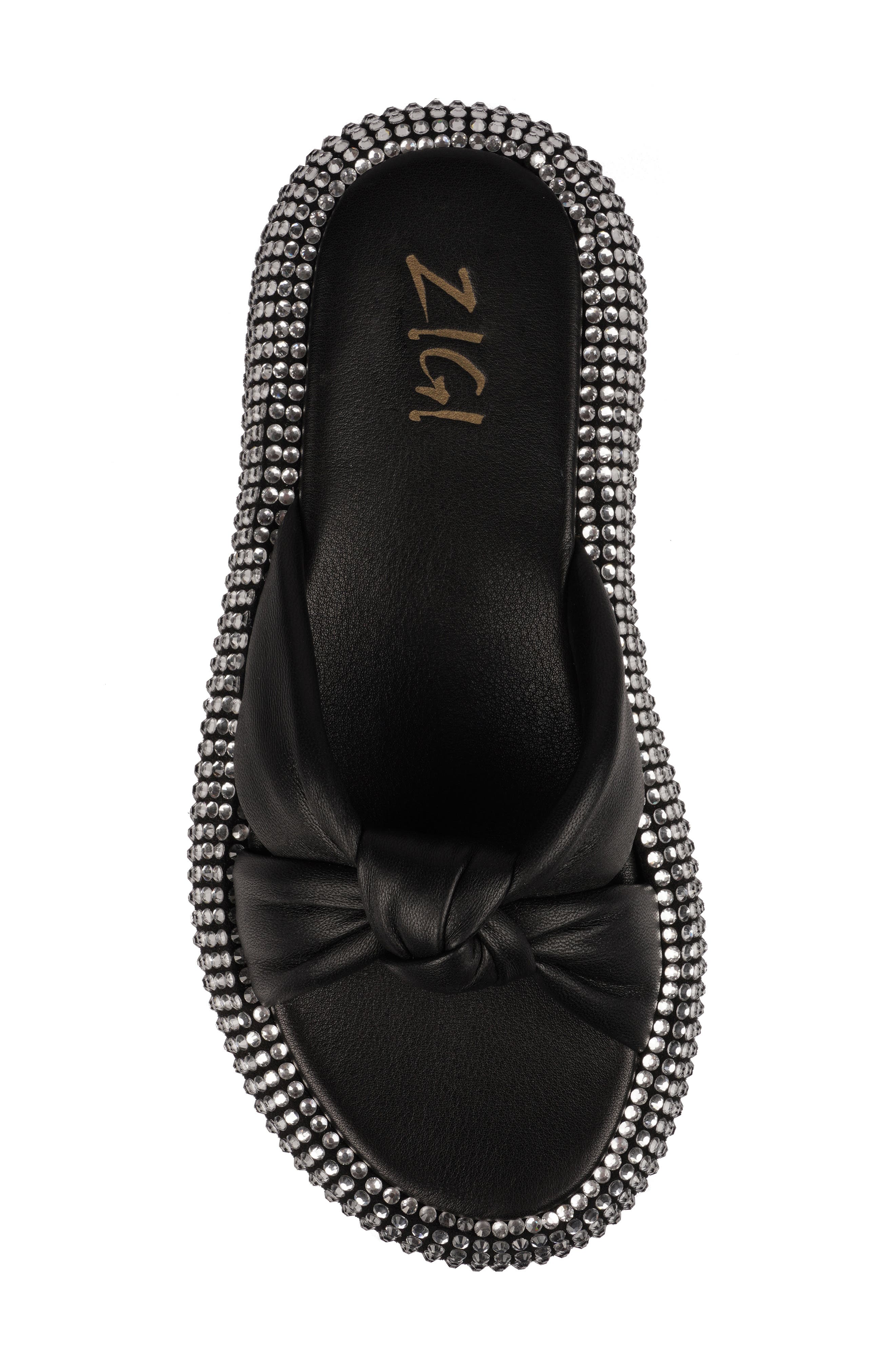ZIGI Sabella Rhinestone Platform Slide Sandal, Alternate, color, 