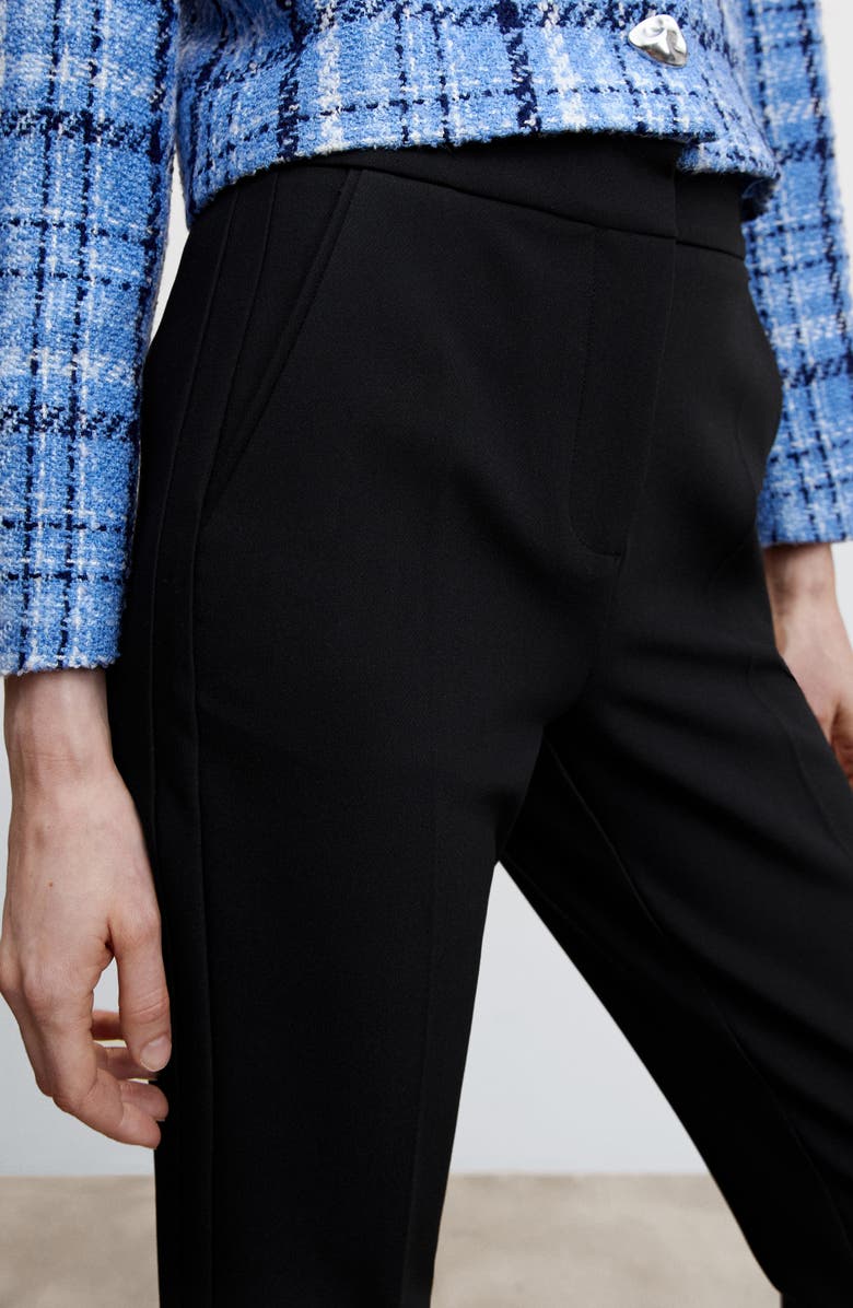 MANGO Slim Fit Ankle Pants, Alternate, color,