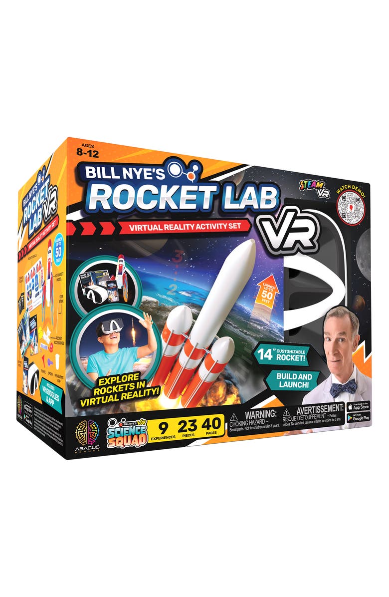 ABACUS Bill Nye's VR Rocket Lab Science Kit, Main, color, Multi