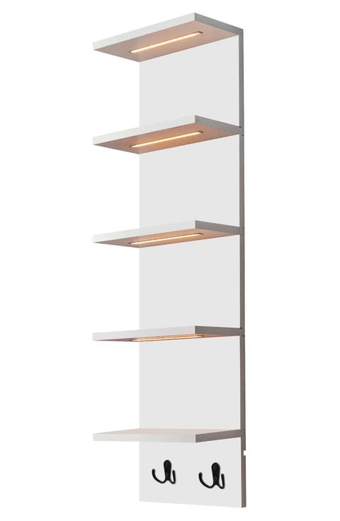 5-Tier Wall Mounted Floating Shelf