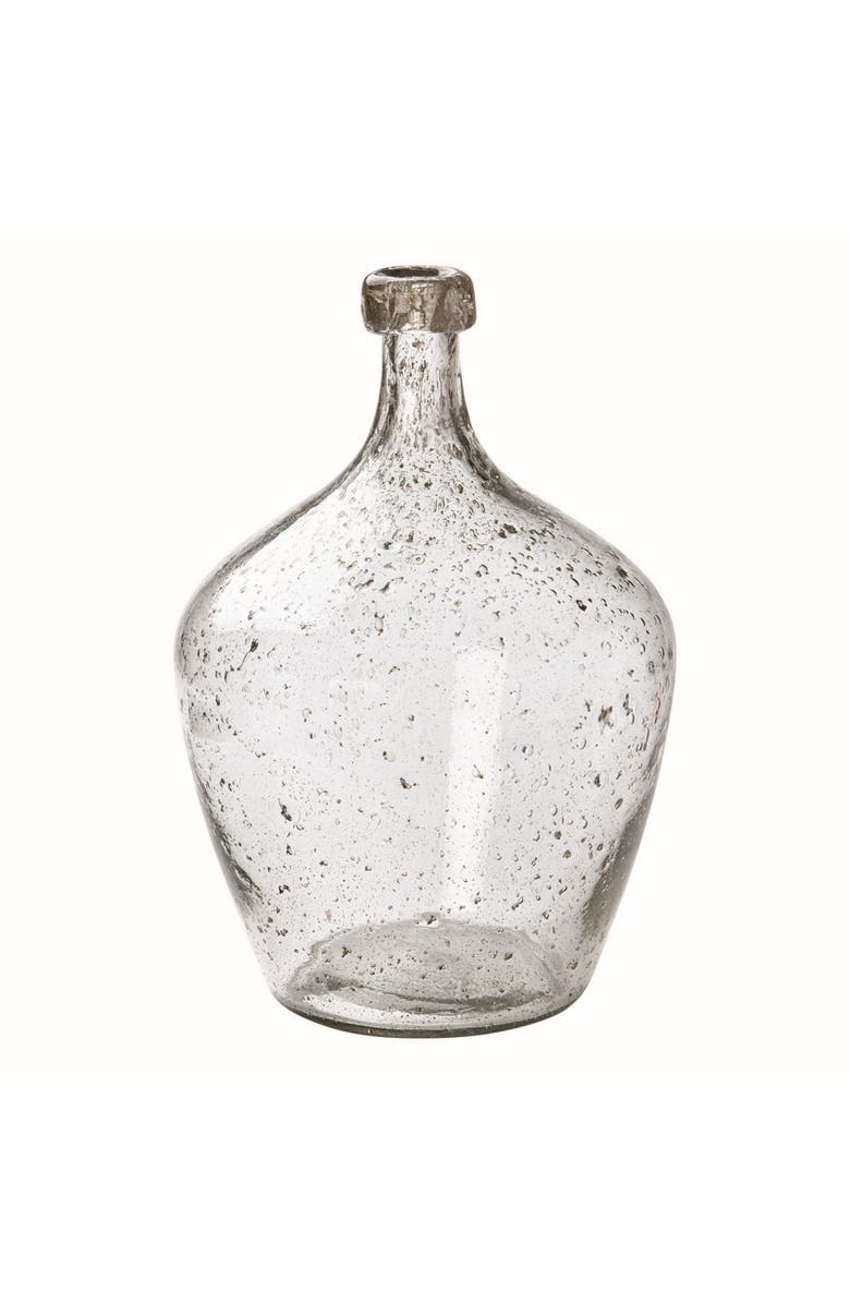 tag Brooklyn Pebble Large Clear Glass Decorative Jug Vase, Main, color, Clear