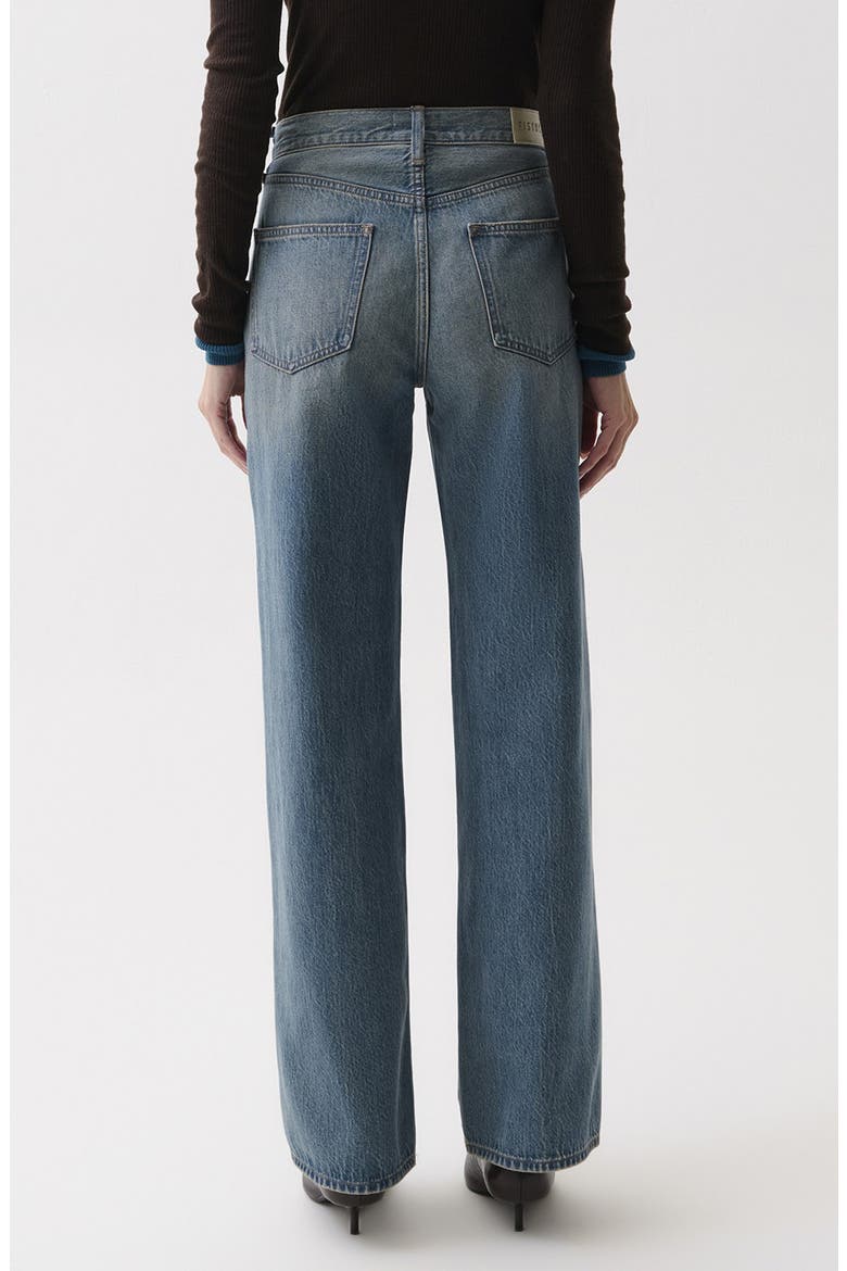 Harlowe High Waist Wide Leg Jeans, Alternate, color, GREAT FALLS