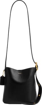 COACH Bleecker 21 Leather Bucket Bag
