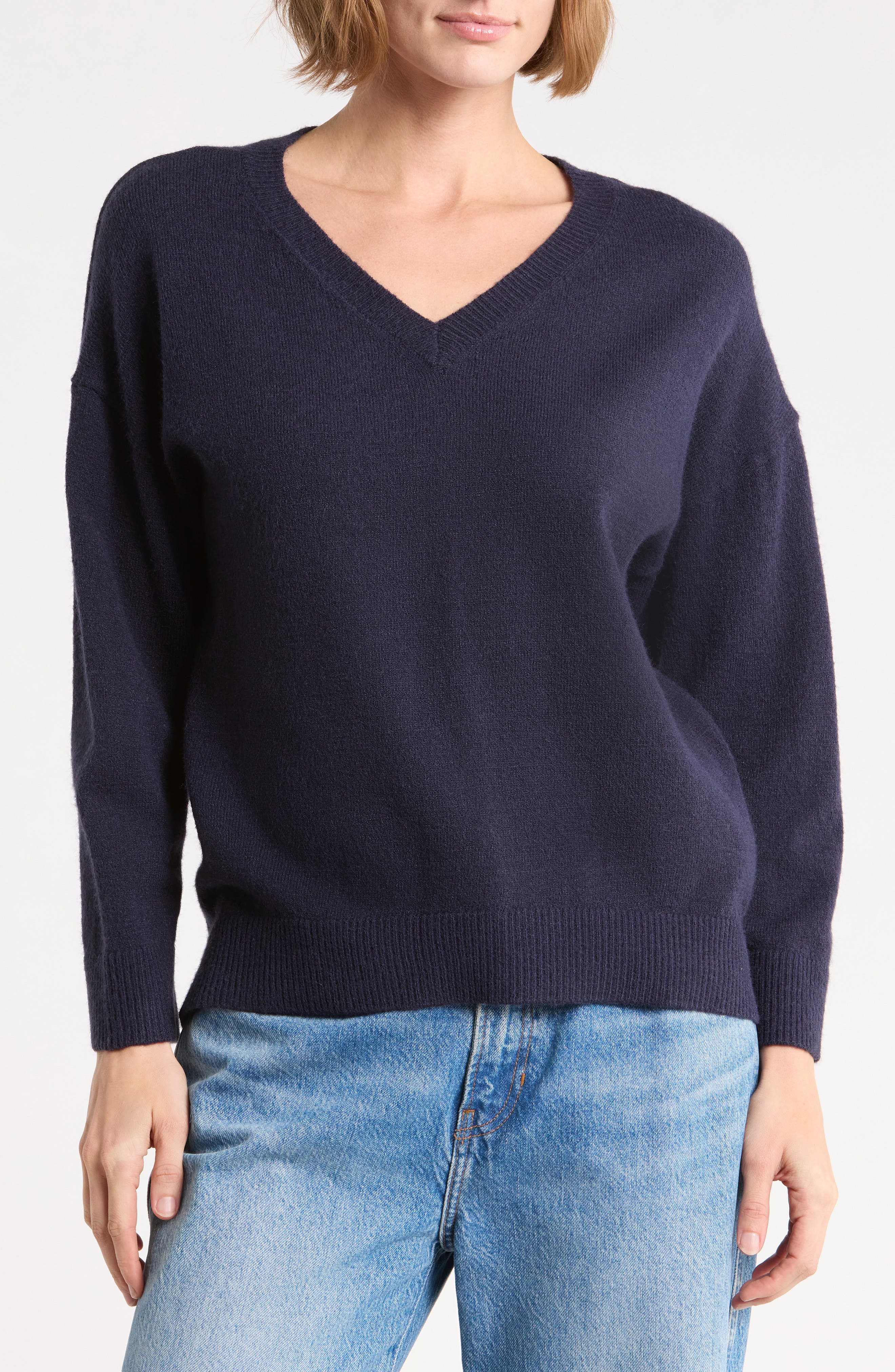 V-Neck Oversize Sweater