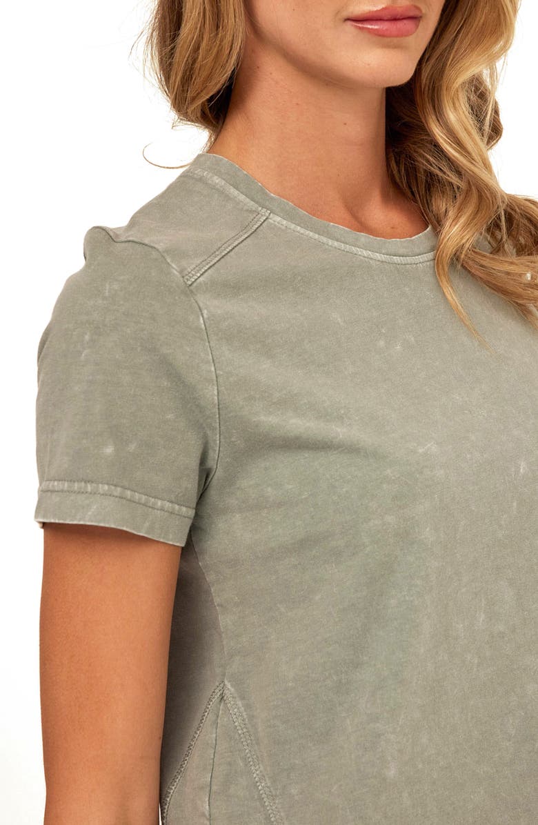 Threads 4 Thought Roselie Mineral Wash Cotton T-Shirt, Alternate, color, Wasabi