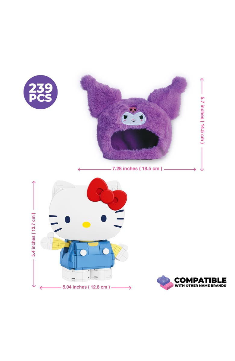 Brickcraft Hello Kitty Kuromi Fluffy Fit Building Set, Alternate, color, Purple