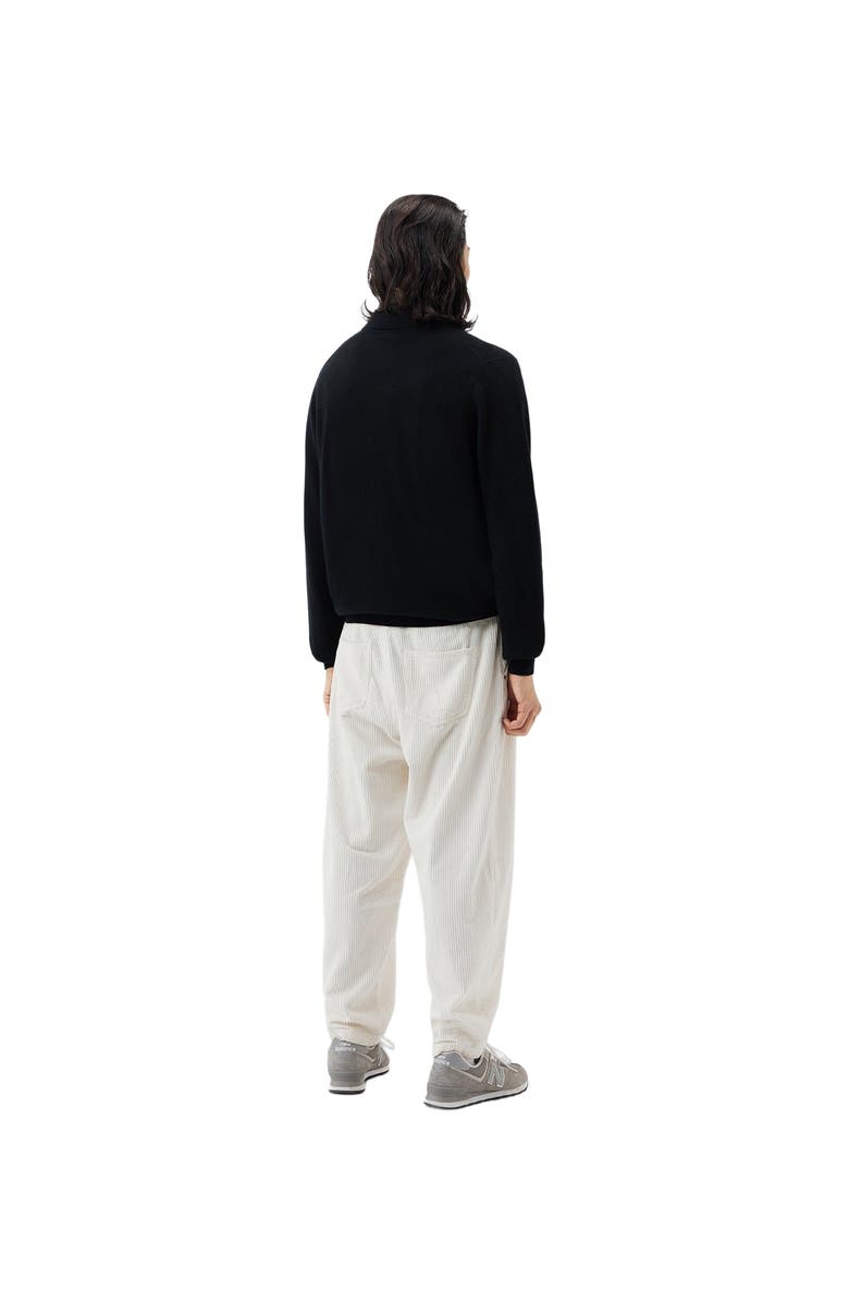 GOBI Mongolian Cashmere Essential Cashmere Polo Sweater, Alternate, color, Black