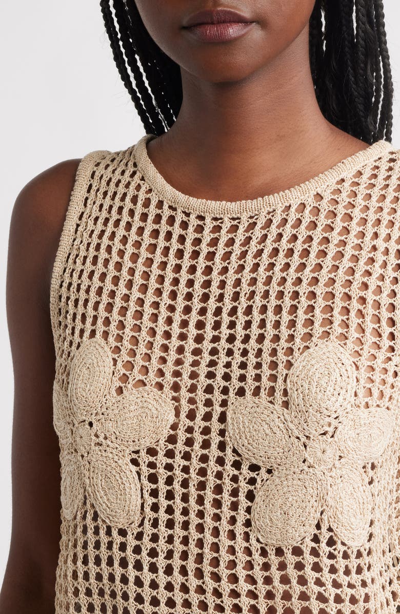 MANGO Borabora Sheer Knit Top, Alternate, color,