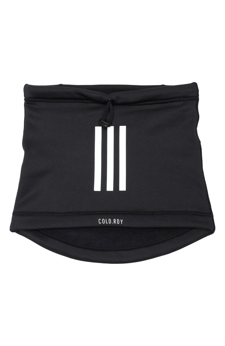 AGRON Alphaskin Two Fleece Neck Warmer, Main, color, Black/ Silver Reflective