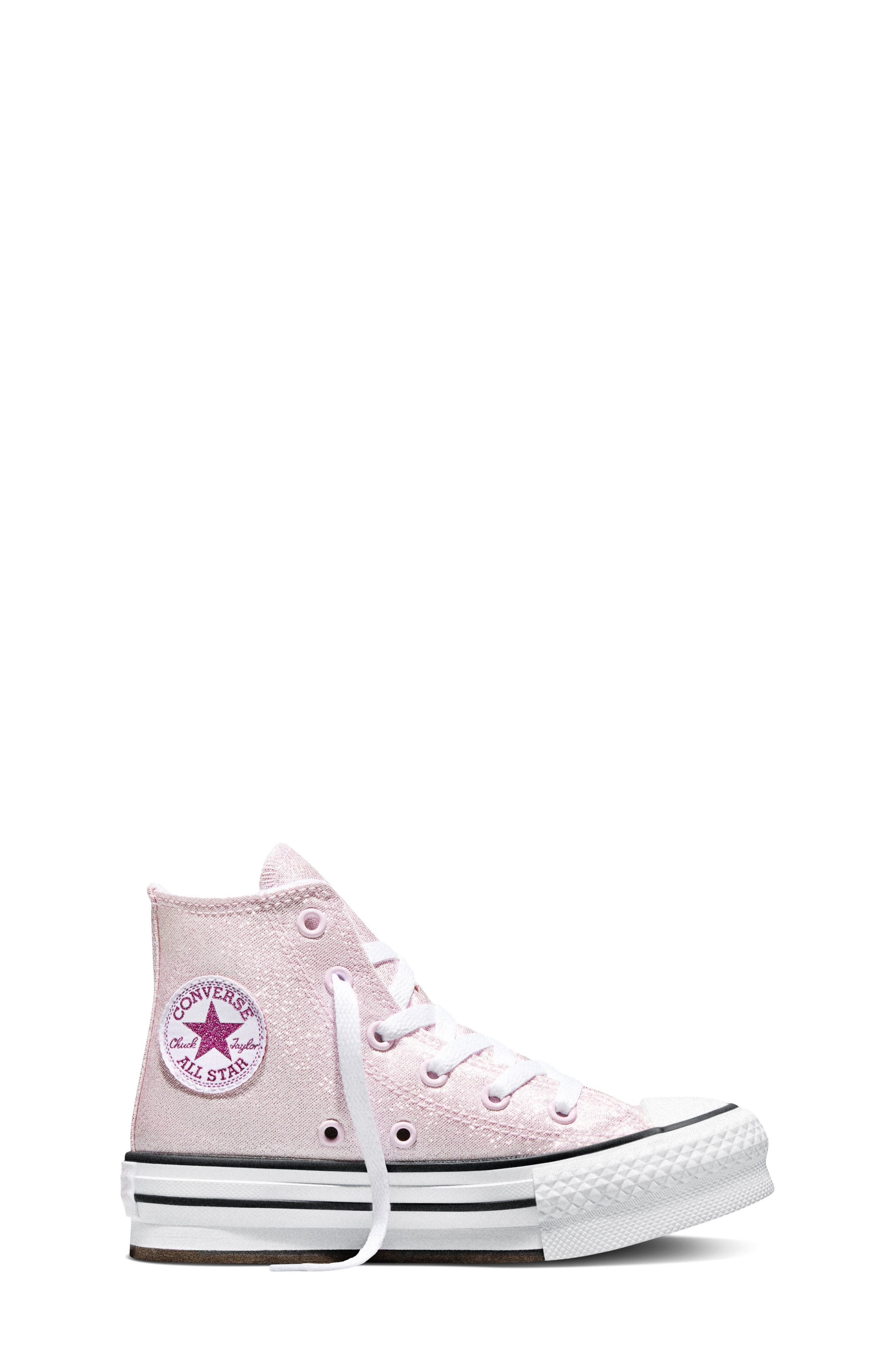 Converse Kids' Chuck Taylor All Star EVA Lift Canvas High Top Platform Sneaker, Alternate, color, 