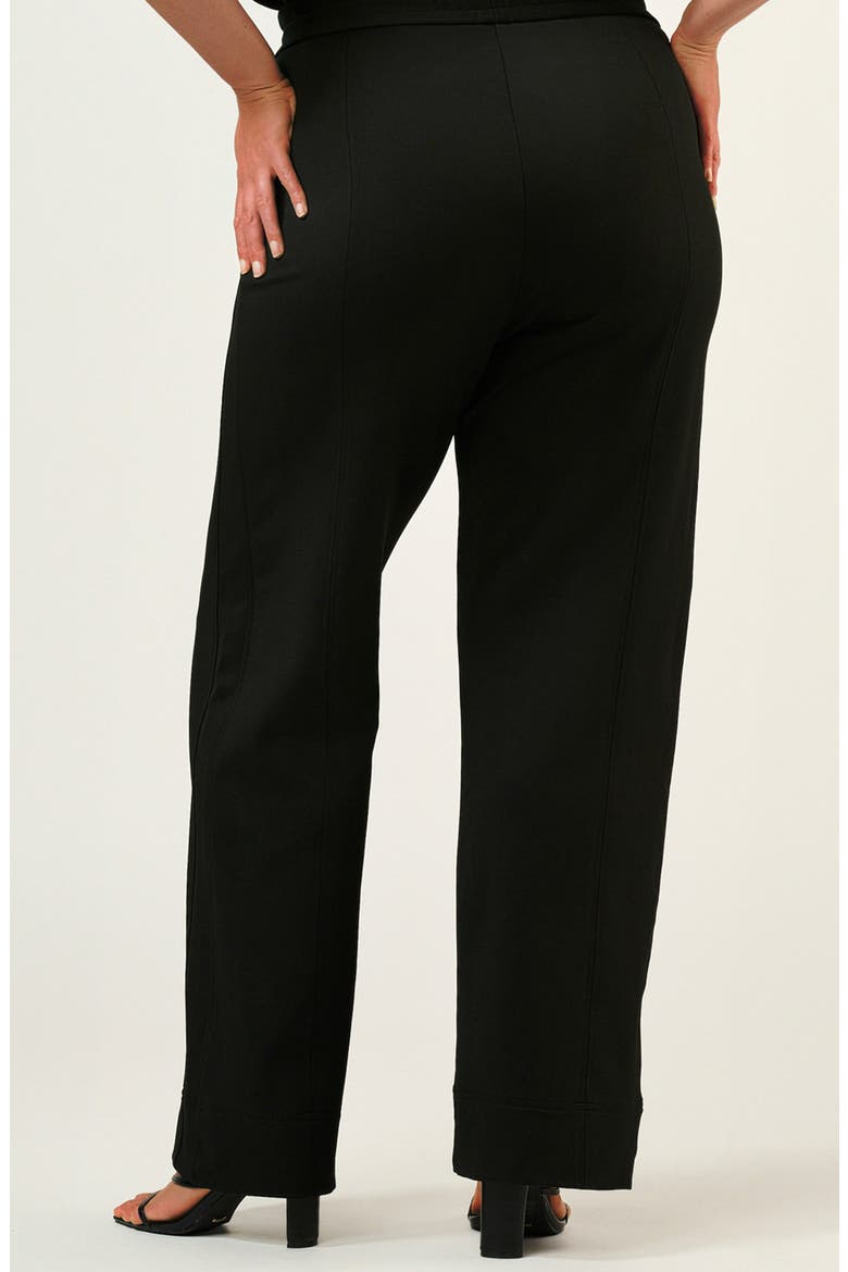 Jolene High Waist Straight Leg Pants, Alternate, color, BLACK