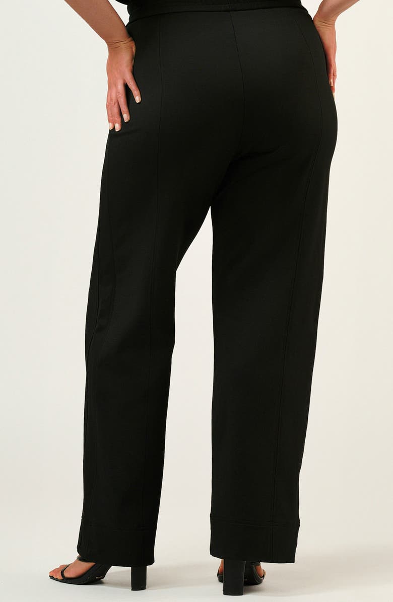 Estelle Jolene High Waist Straight Leg Pants, Alternate, color, Black