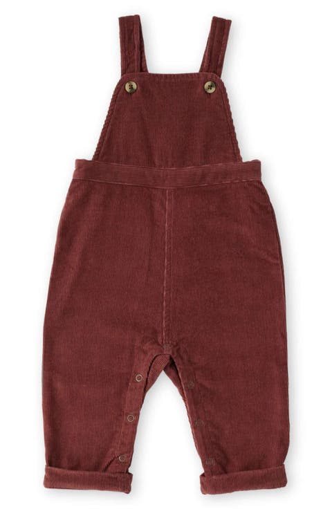 Organic Cotton Corduroy Overalls (Baby)
