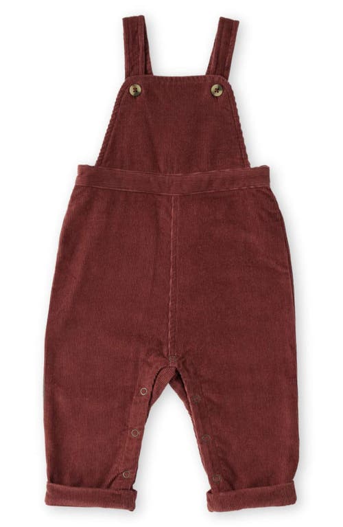 Pehr Organic Cotton Corduroy Overalls in Pink 