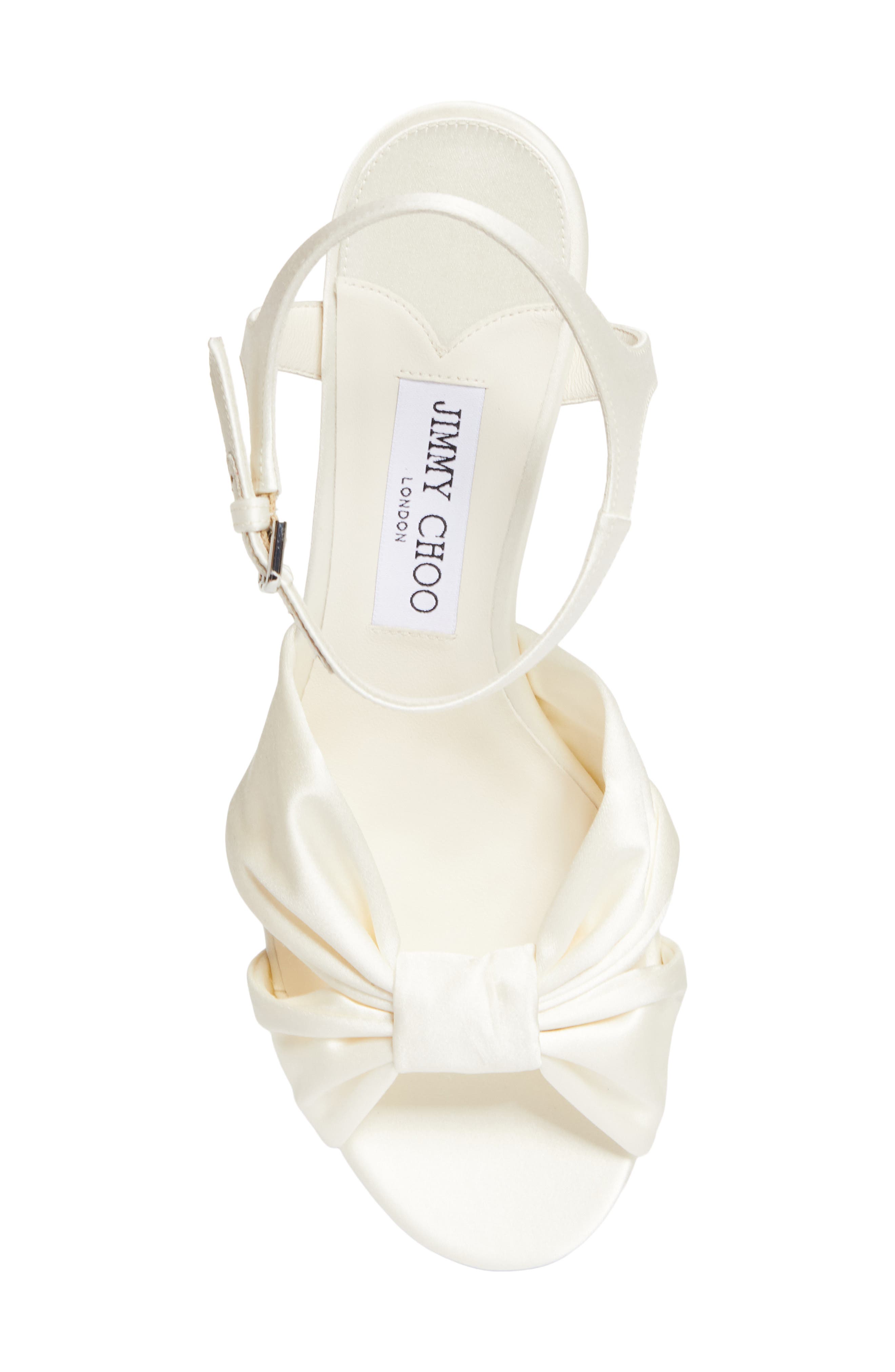 Jimmy Choo Heloise Platform Sandal, Alternate, color, Ivory