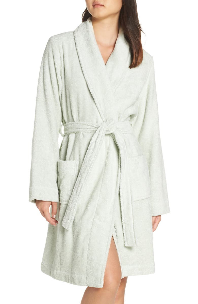 Nordstrom Lingerie Terry Robe, Main, color, 