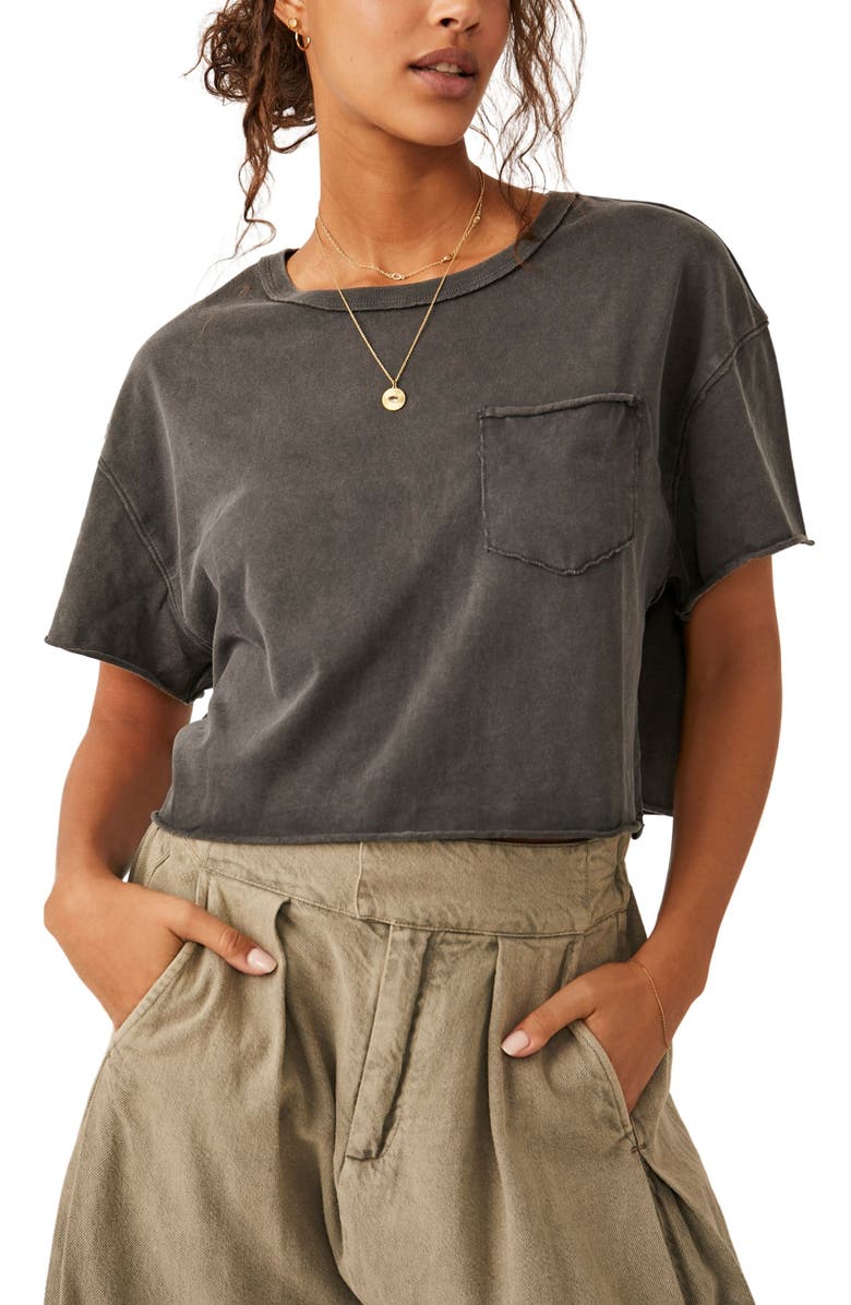 Free People Fade Into You Crop T-Shirt, Main, color, 