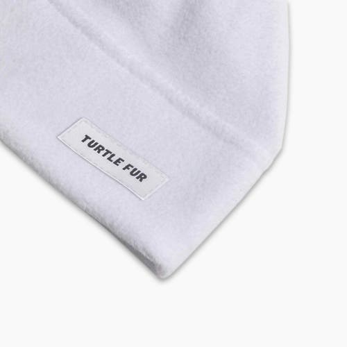 Turtle Fur Fleece Multi-season Beanie In White