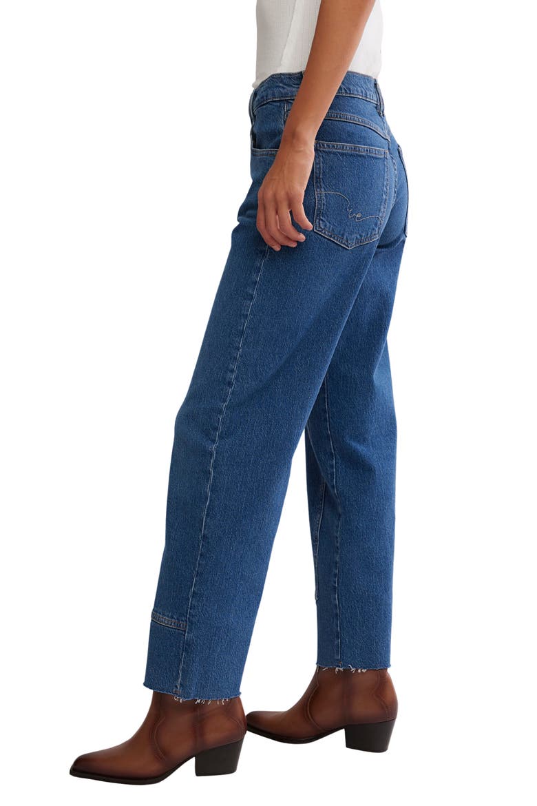 We the Free Risk Taker Raw Hem Straight Leg Jeans, Alternate, color, BE BOLD
