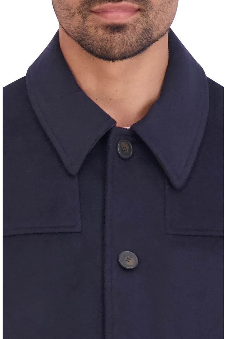 Wool Blend Shirt Jacket, Alternate, color, NAVY