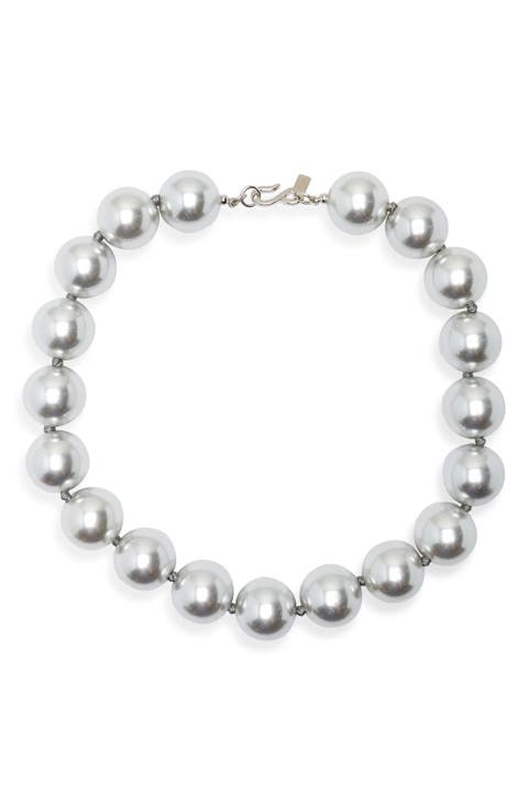 Faux Pearl Necklace