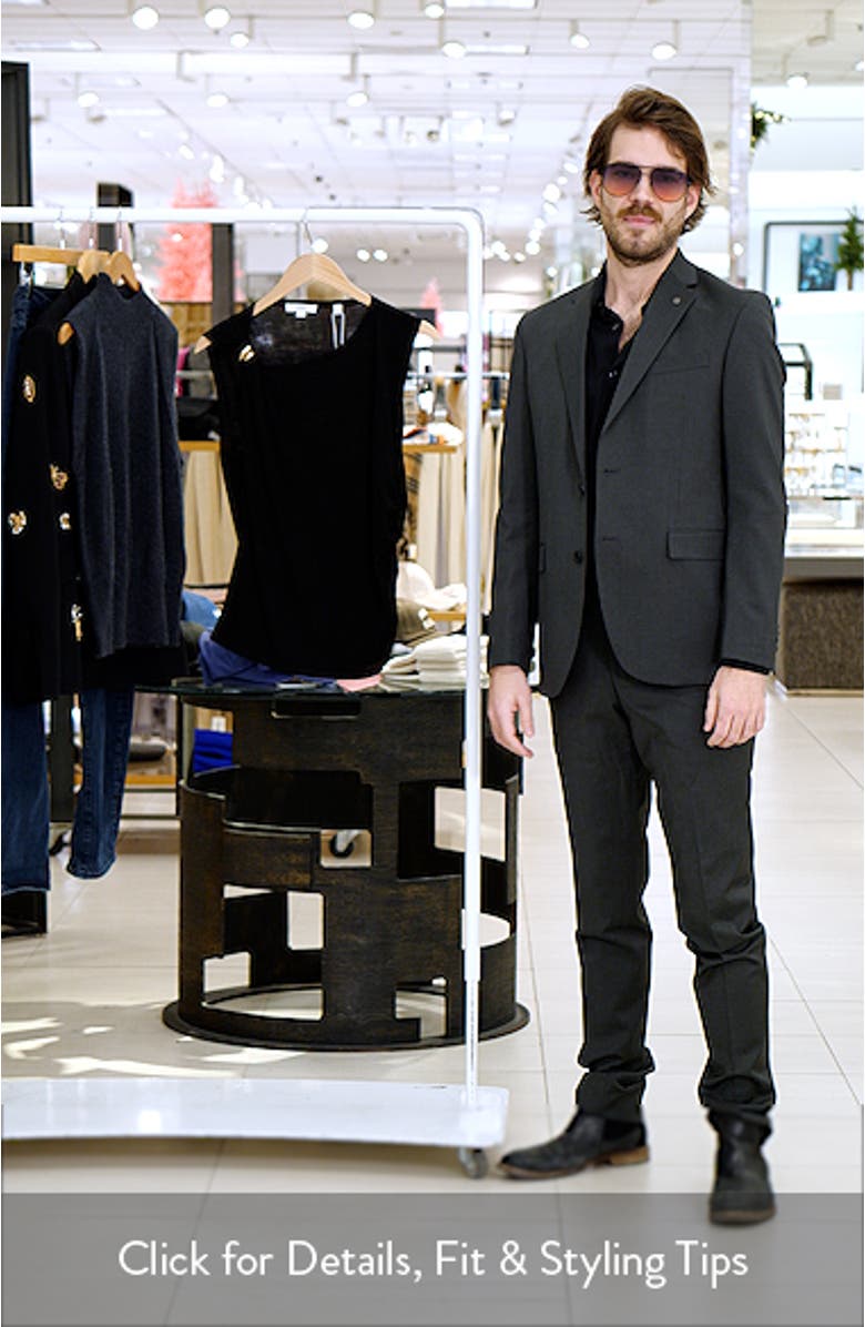 Draped Sleeveless Wool Blend Top, sales video thumbnail