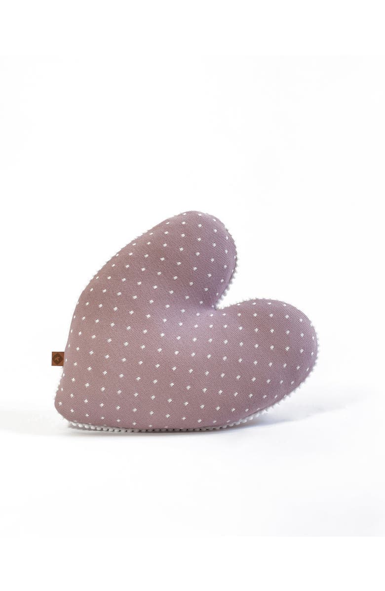 RIAN TRICOT Heart Pillow, Main, color, Rose