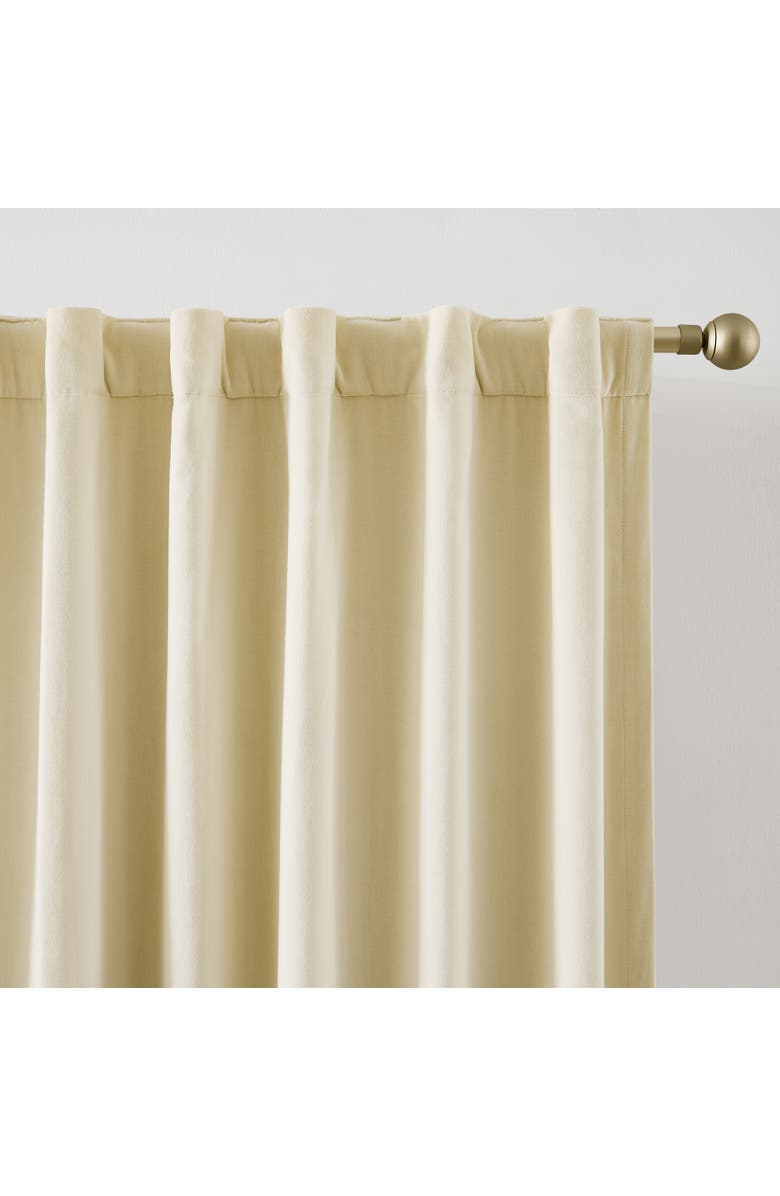 Chuks Collins x Lush Decor Verdant Path Cotton Blackout Window Panel, Alternate, color, Cream