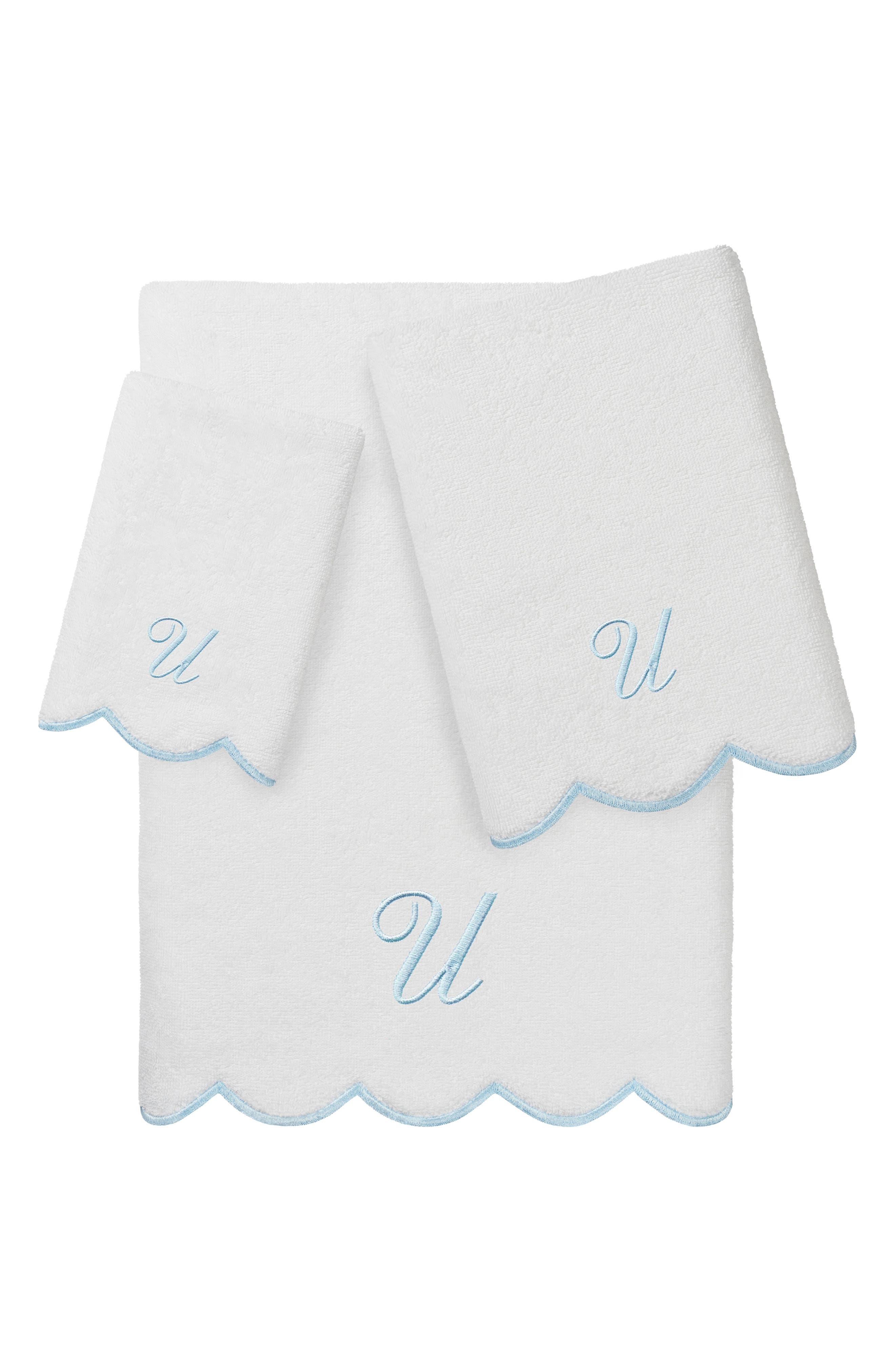 WHITE/ BLUE U