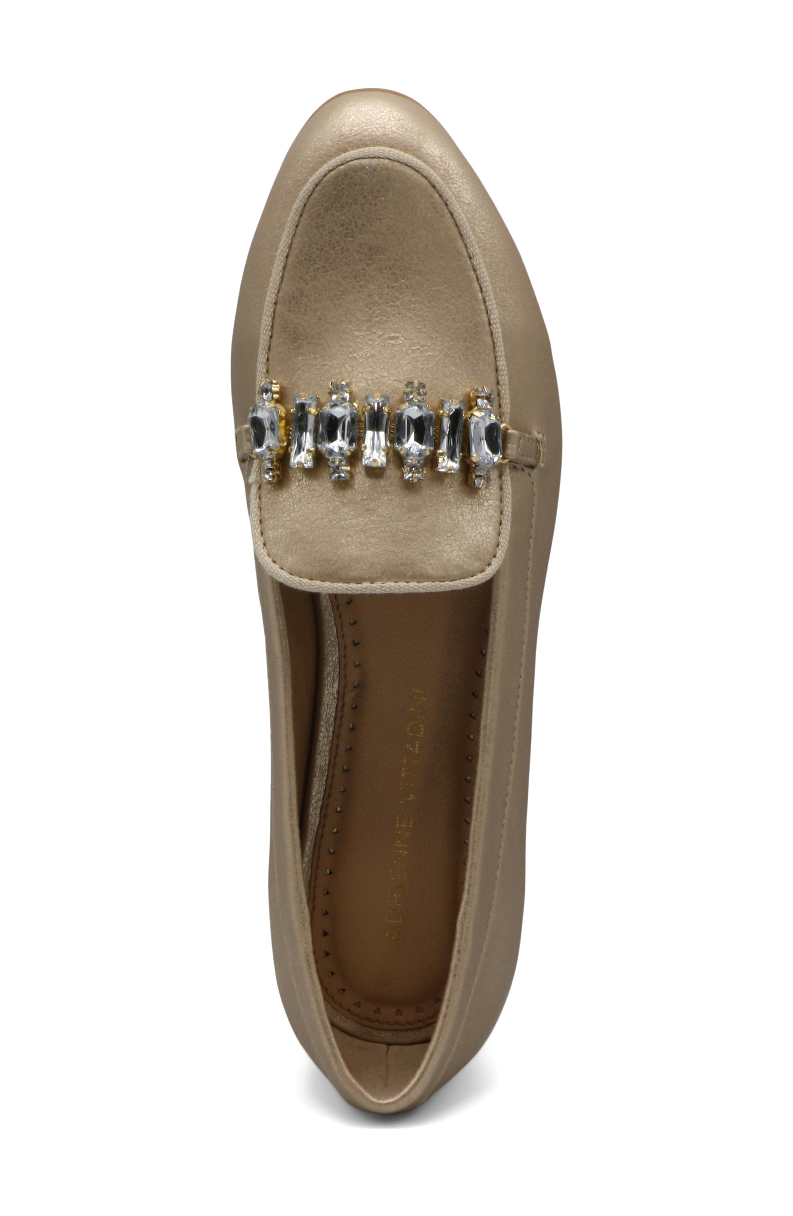 Adrienne Vittadini Dru Flat, Alternate, color, Gold