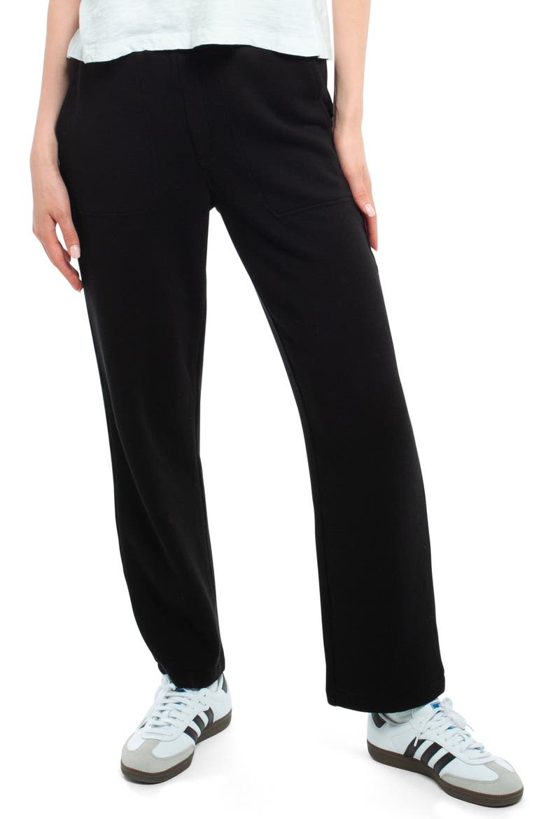 Relaxed Pant with Elastic Waist, Main, color, Black