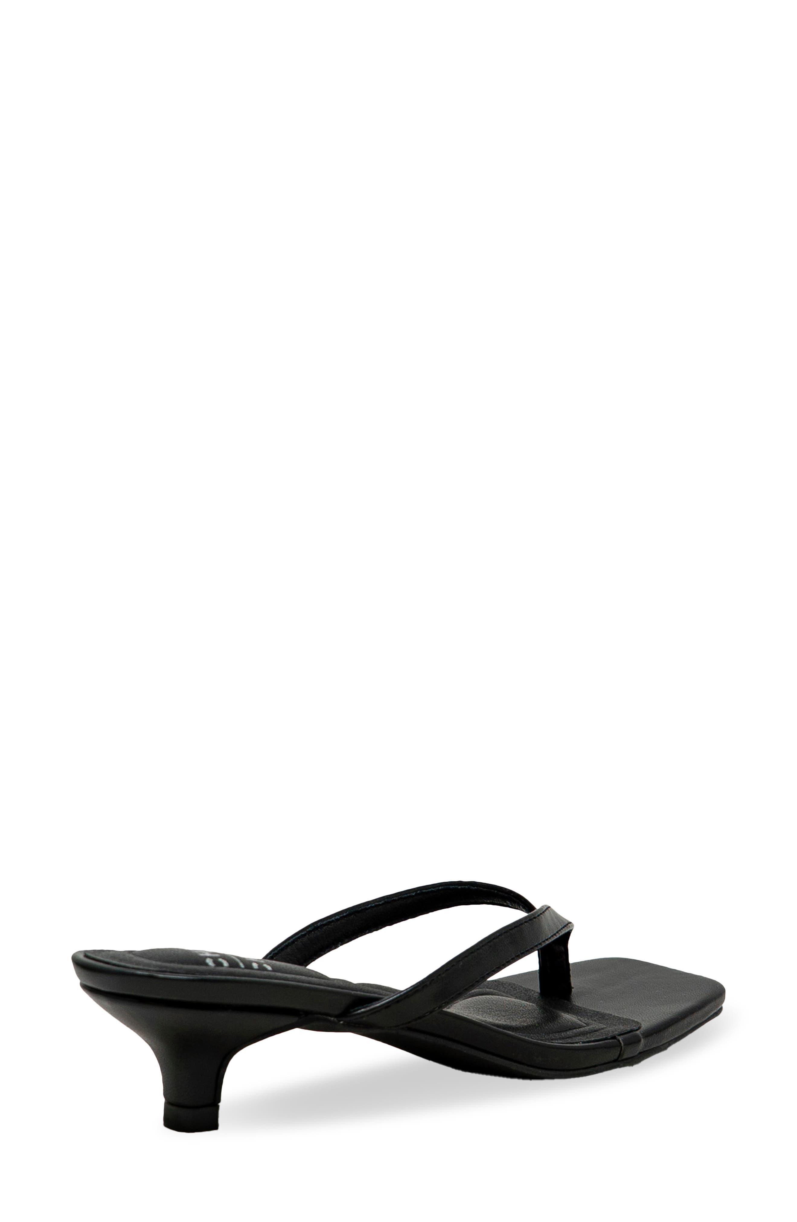 CHASE AND CHLOE Raya Kitten Heel Sandal, Alternate, color, 