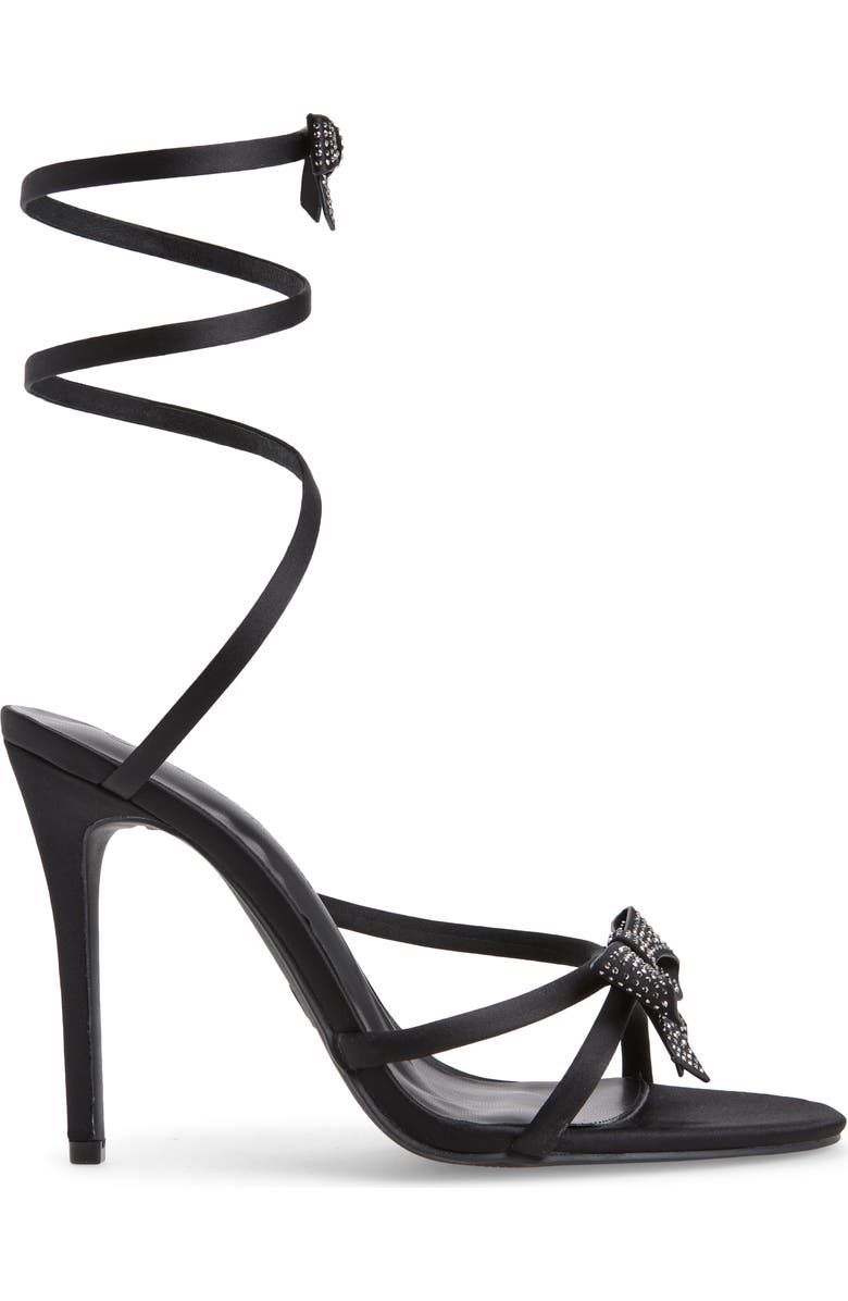 WILD DIVA LOUNGE Tampa Bow Ankle Wrap Sandal, Alternate, color,