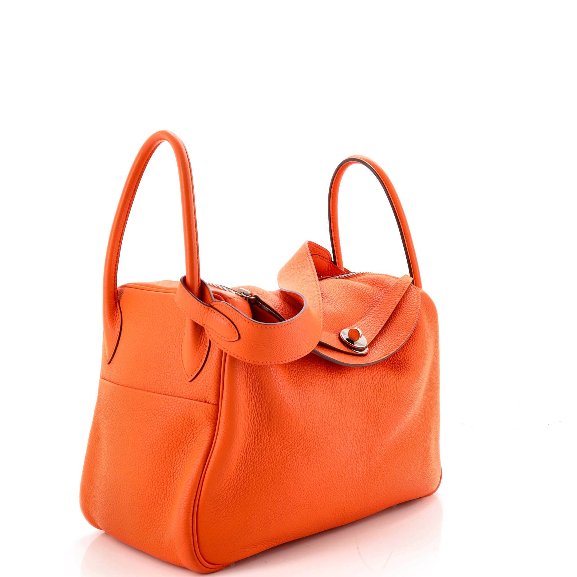 Pre-Owned Hermes Lindy Bag Clemence 34, Alternate, color, Orange H