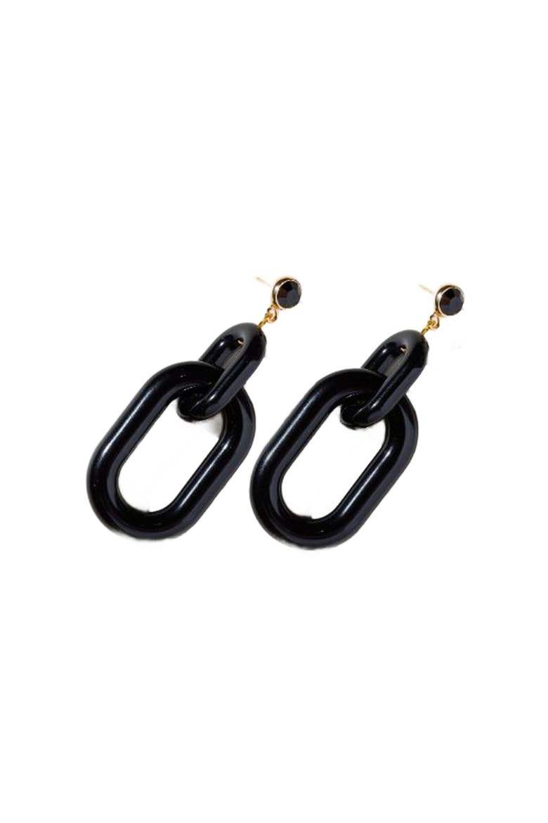 Bianca Acrylic Chain Earrings, Main, color, None
