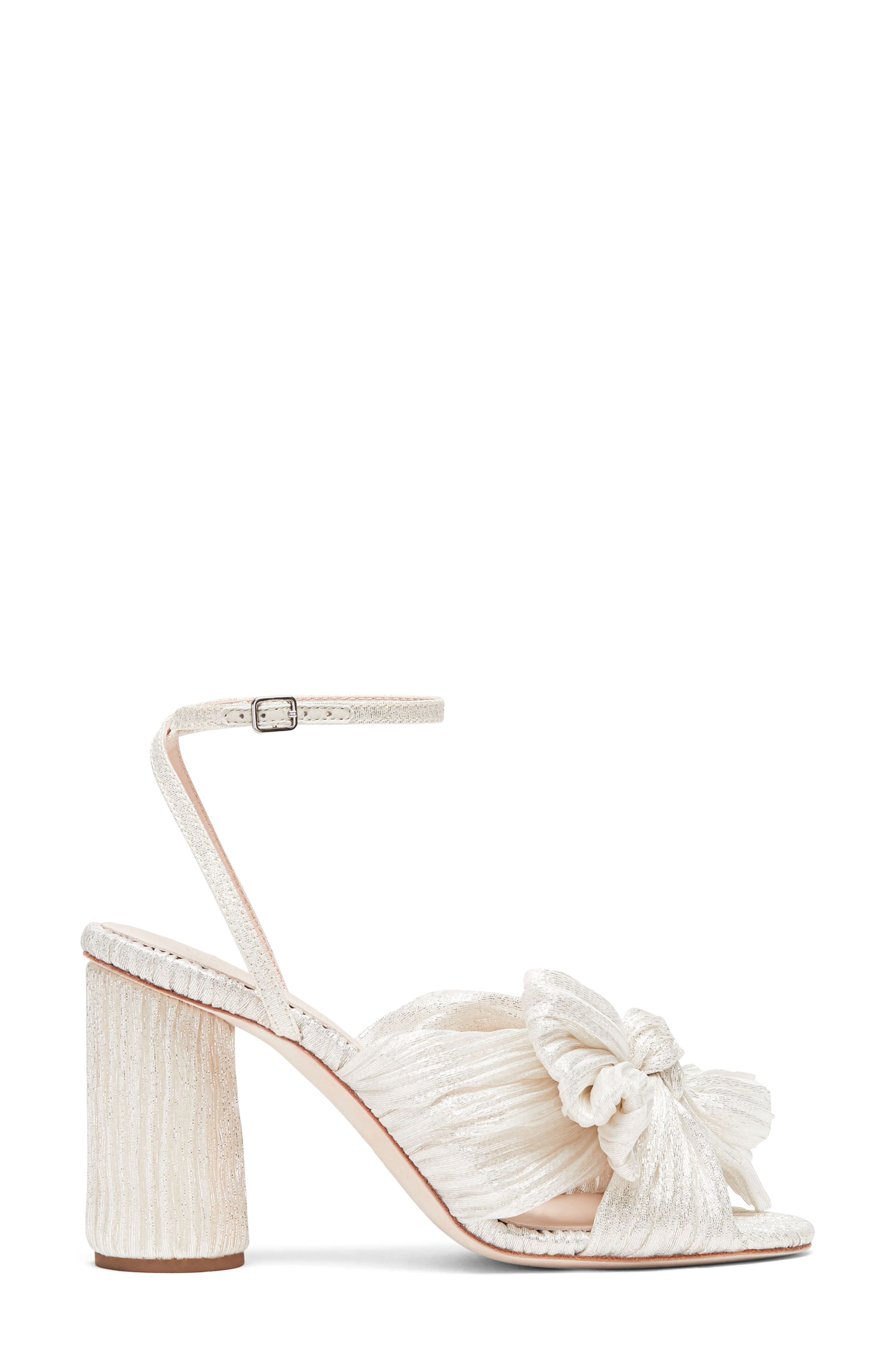 Camellia Knotted Sandal, Alternate, color, SHIMMER
