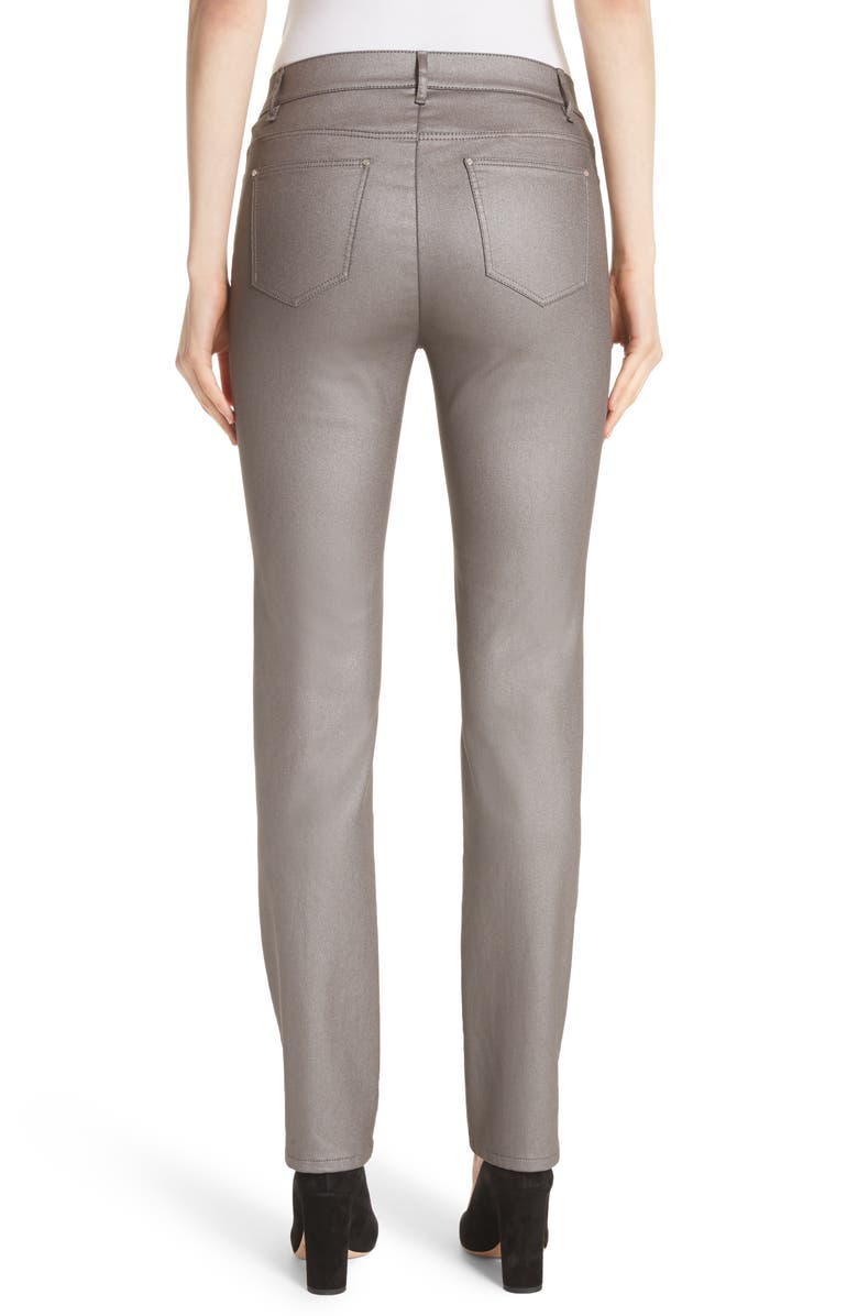 Lafayette 148 New York Curvy Fit Skinny Jeans, Alternate, color, 