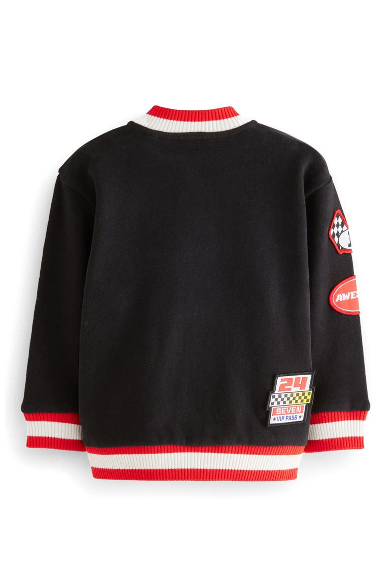 Kids' Racing Driver Jacket, Alternate, color, RED/ IVORY