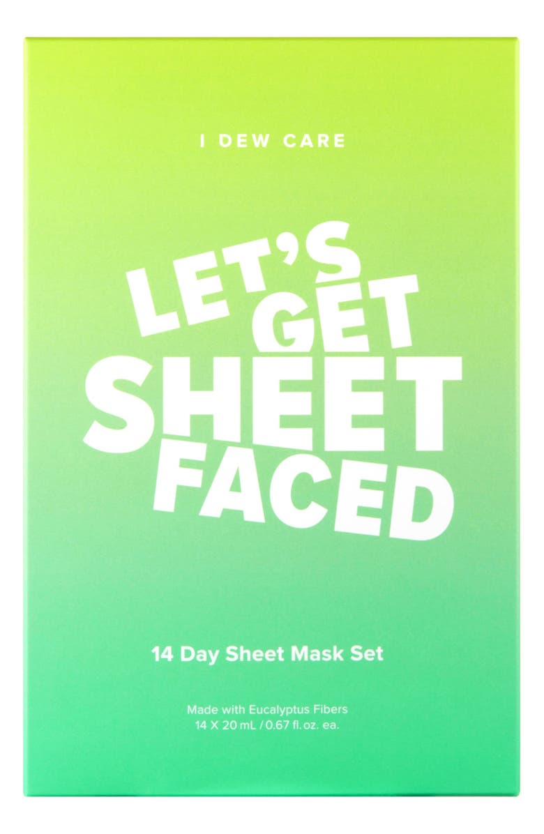 I DEW CARE Let's Get Sheet Faced 14-Day Sheet Mask Set, Alternate, color,