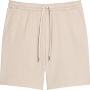 Theory Cotton Terry Cloth Drawstring Shorts