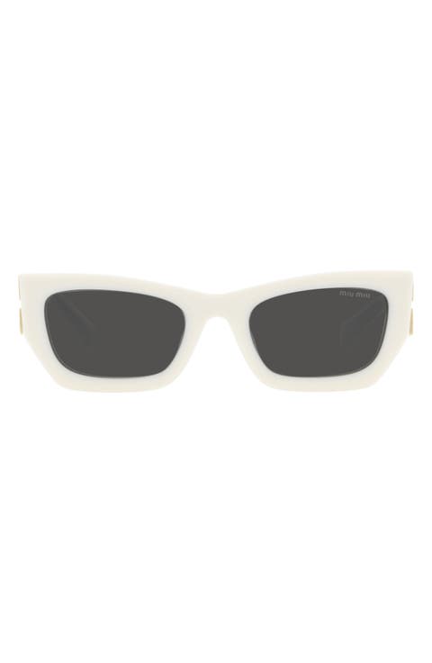 53mm Rectangular Sunglasses