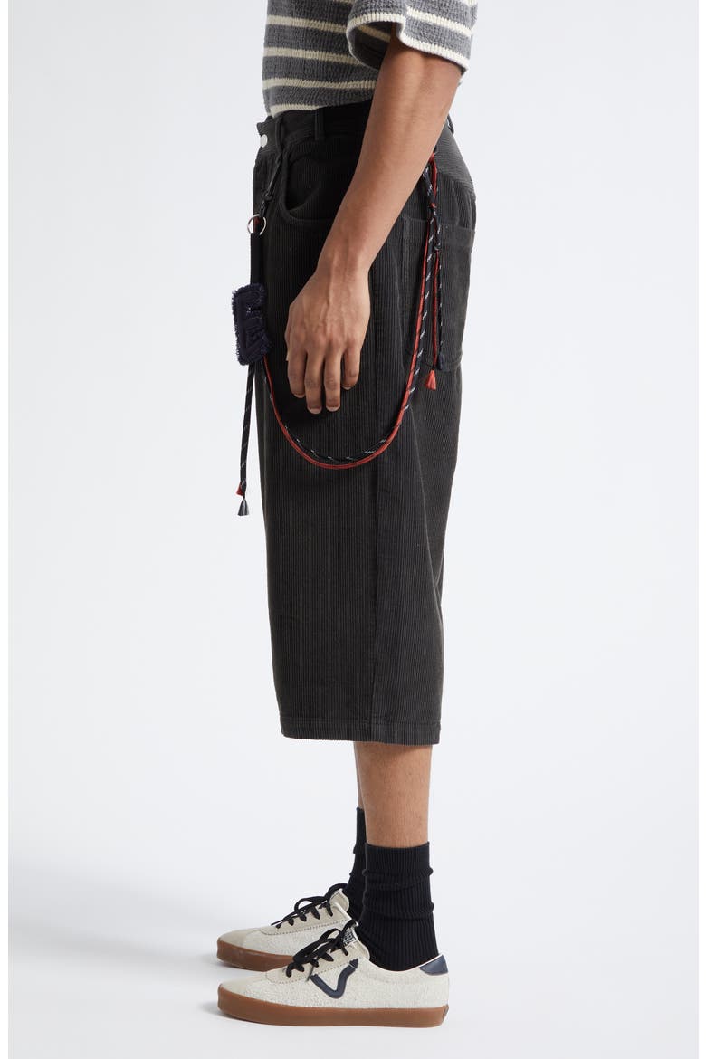 Long Corduroy Shorts, Alternate, color, PETROL FADE OUT